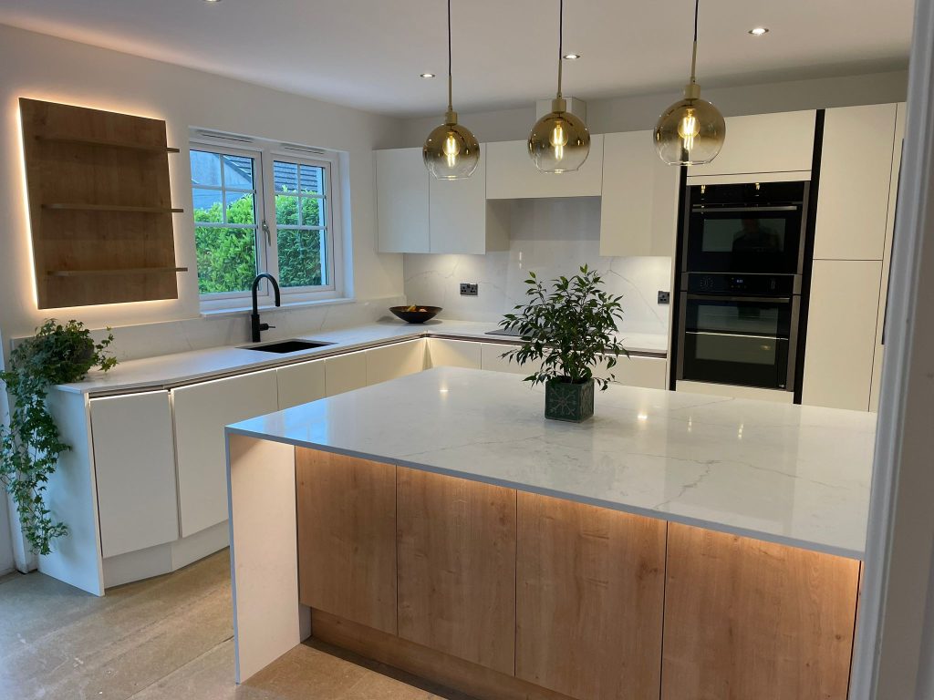 Zara Matte Porcelain kitchen renovation completed by The Kitchen Depot