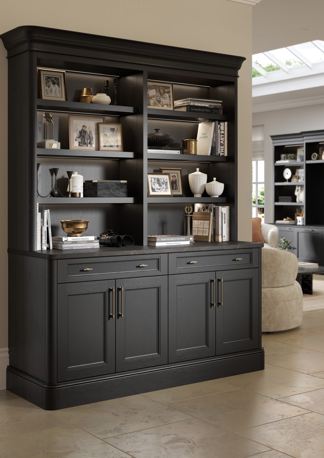 Lianna Stone and Cannon Black Shaker Door 06