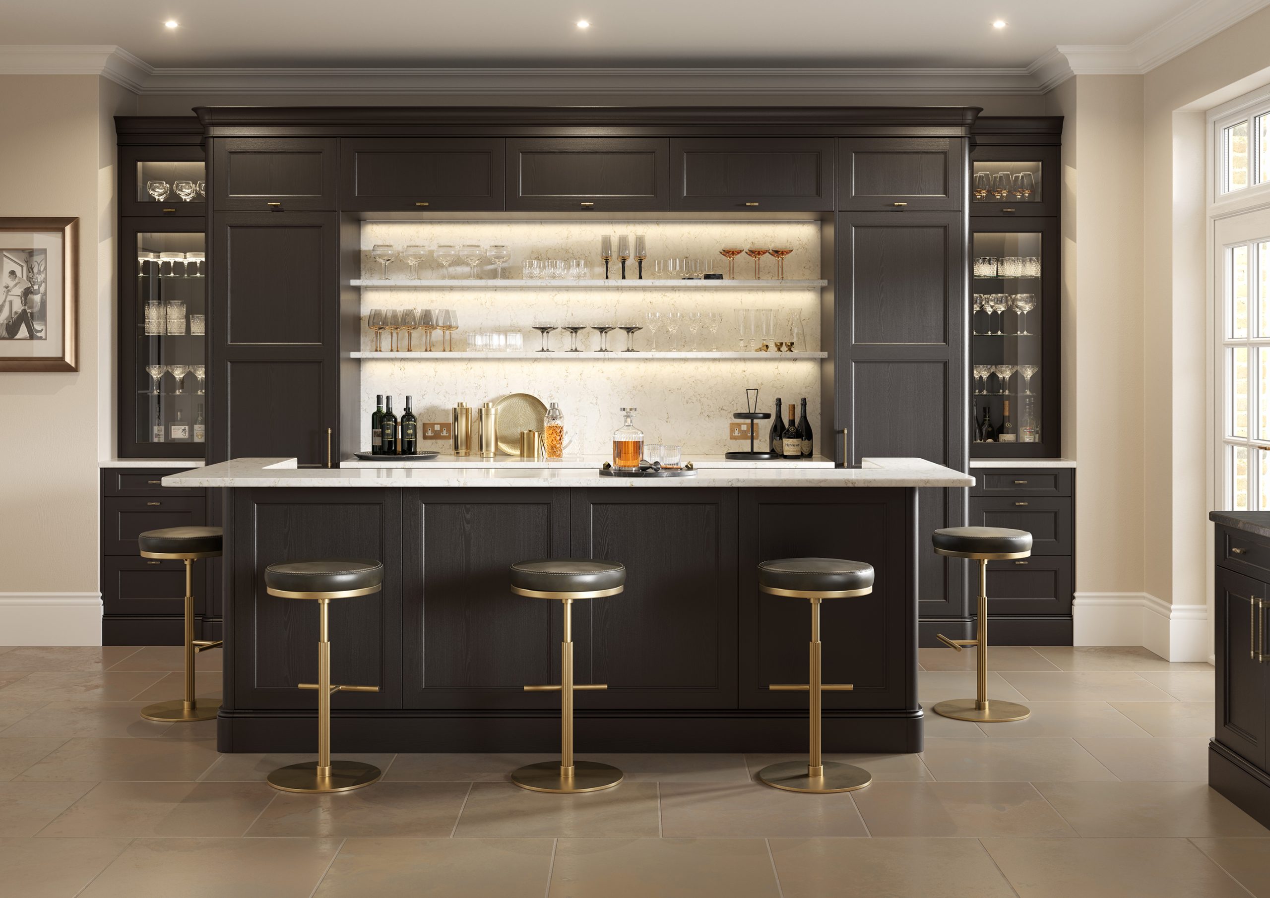 Lianna Stone and Cannon Black Shaker Door 05