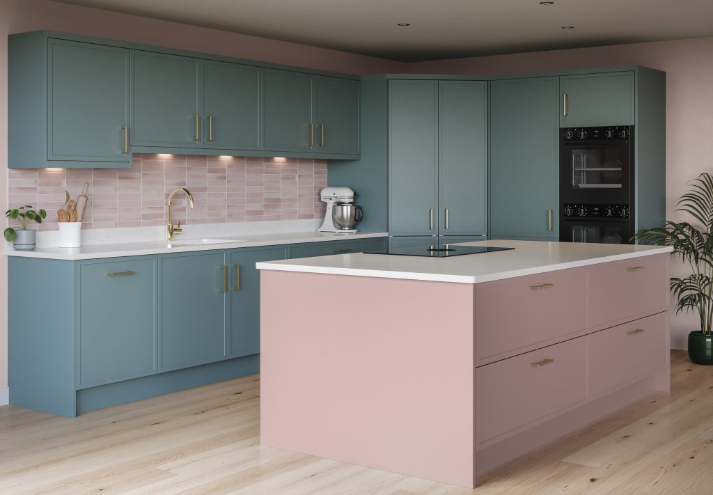 Viridian pink island Linea.